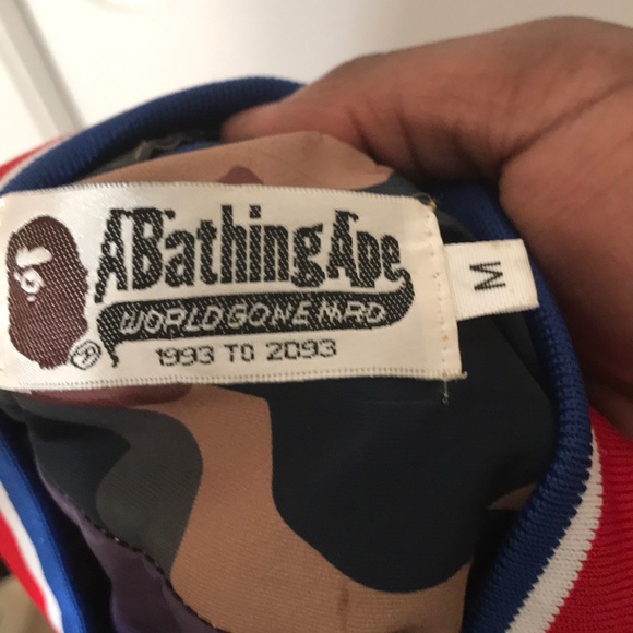 Men’s bomber jacket Bathing Ape varsity - Picture 2 of 4